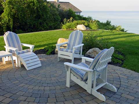 paver patio designs patterns define living areas